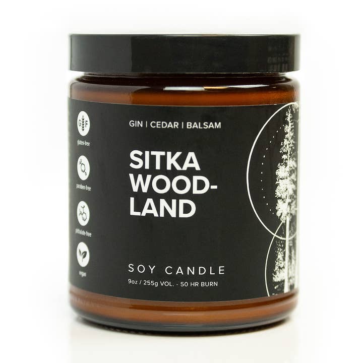 Sitka Woodland 9oz Soy Candle for wholesale by Broken Top Brands