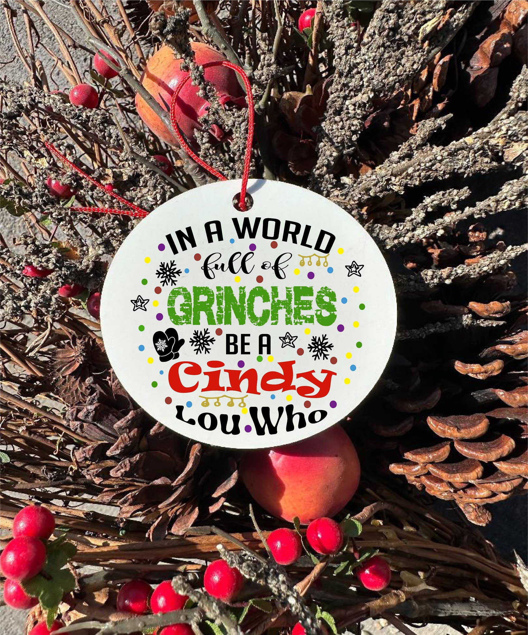 316 Legacy LLC - Wholesale Ornament - Cindy Lou Who Christmas Ornament