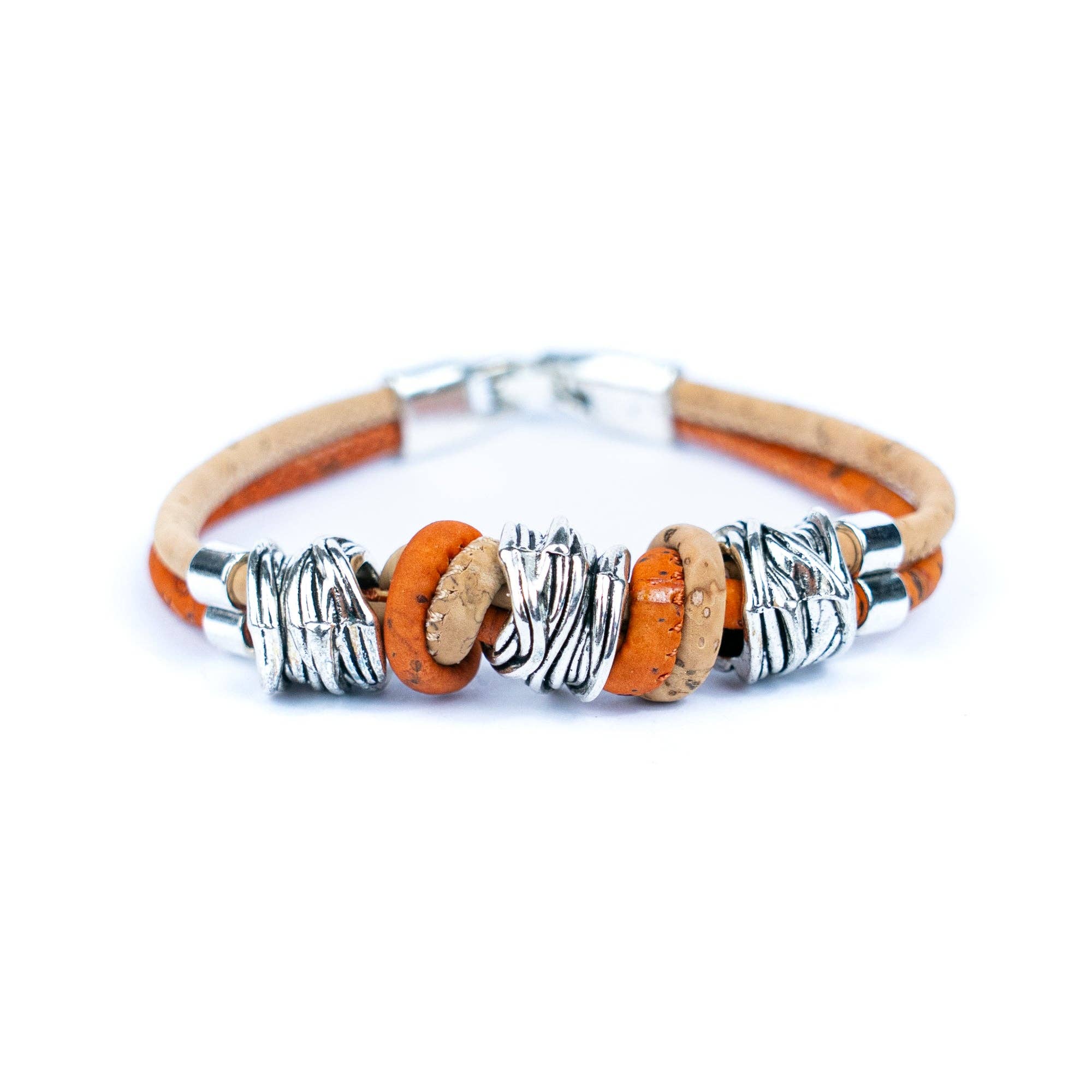 Meninas Bonitas Cork - Venta al por mayor Juegos de joyas - Joyería artesanal vegana de corcho colorido BR-220-MIX-51