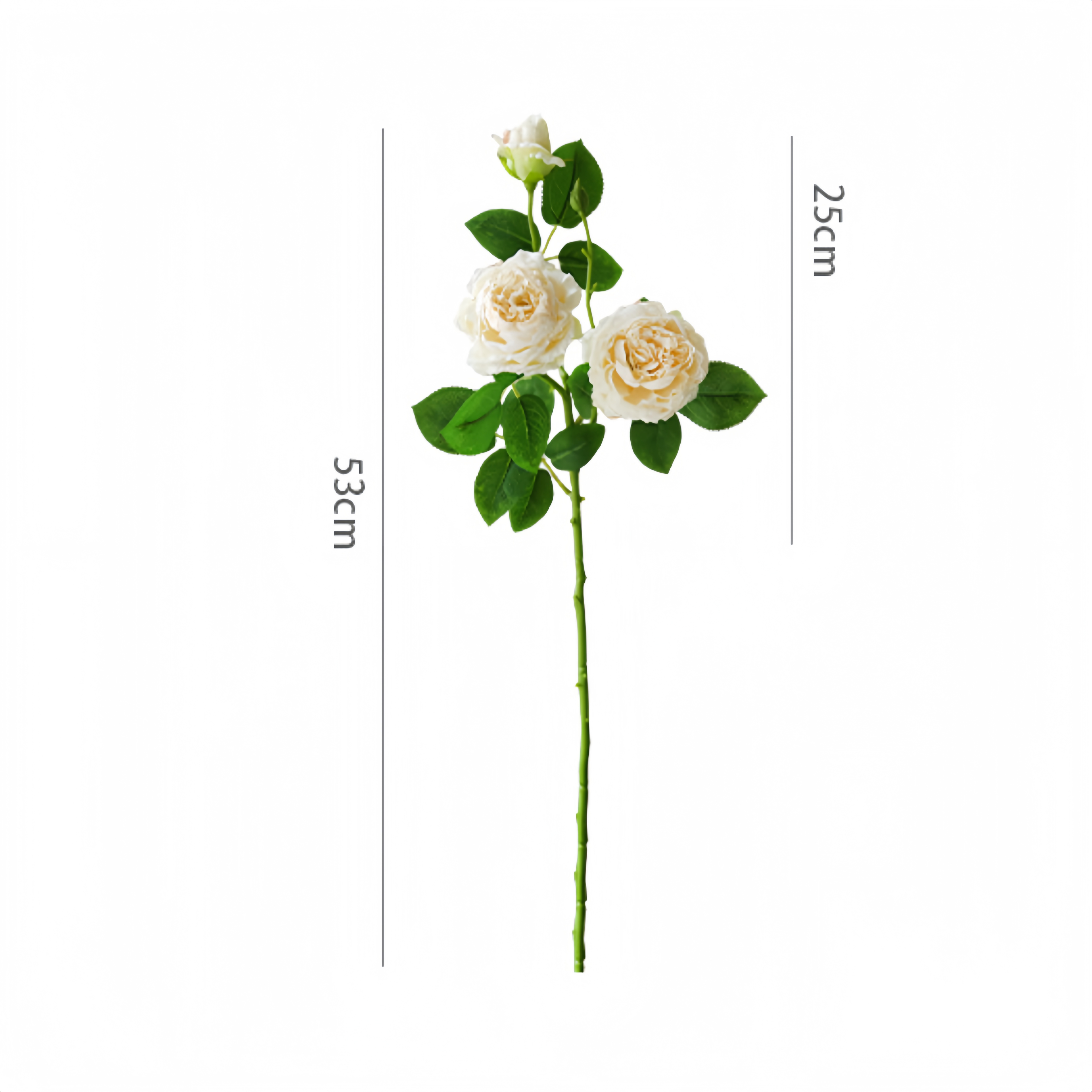 ACNITE(We cover U.S. import duties) - Wholesale Artificial Flowers - 3 rose flowers gift for her home floral Retro rose flwoers3