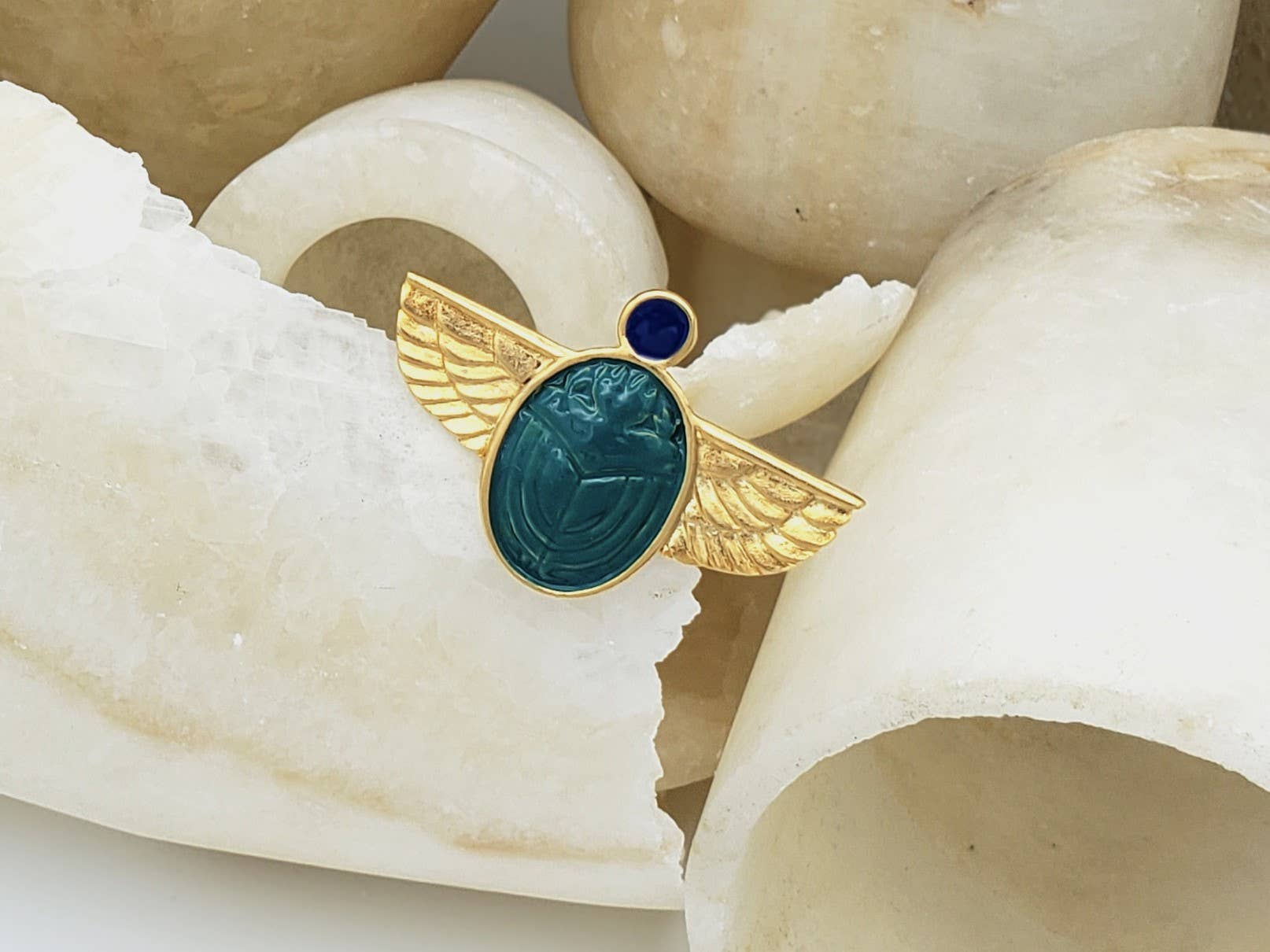 Discoveries, Inc. - Wholesale Brooch - Egyptian Scarab Brooch/Pendant3