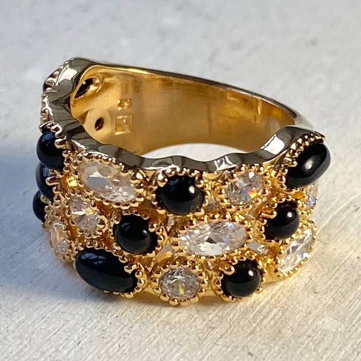 Bague Plaqué or KYLIE pour la vente par Zelda Bijoux