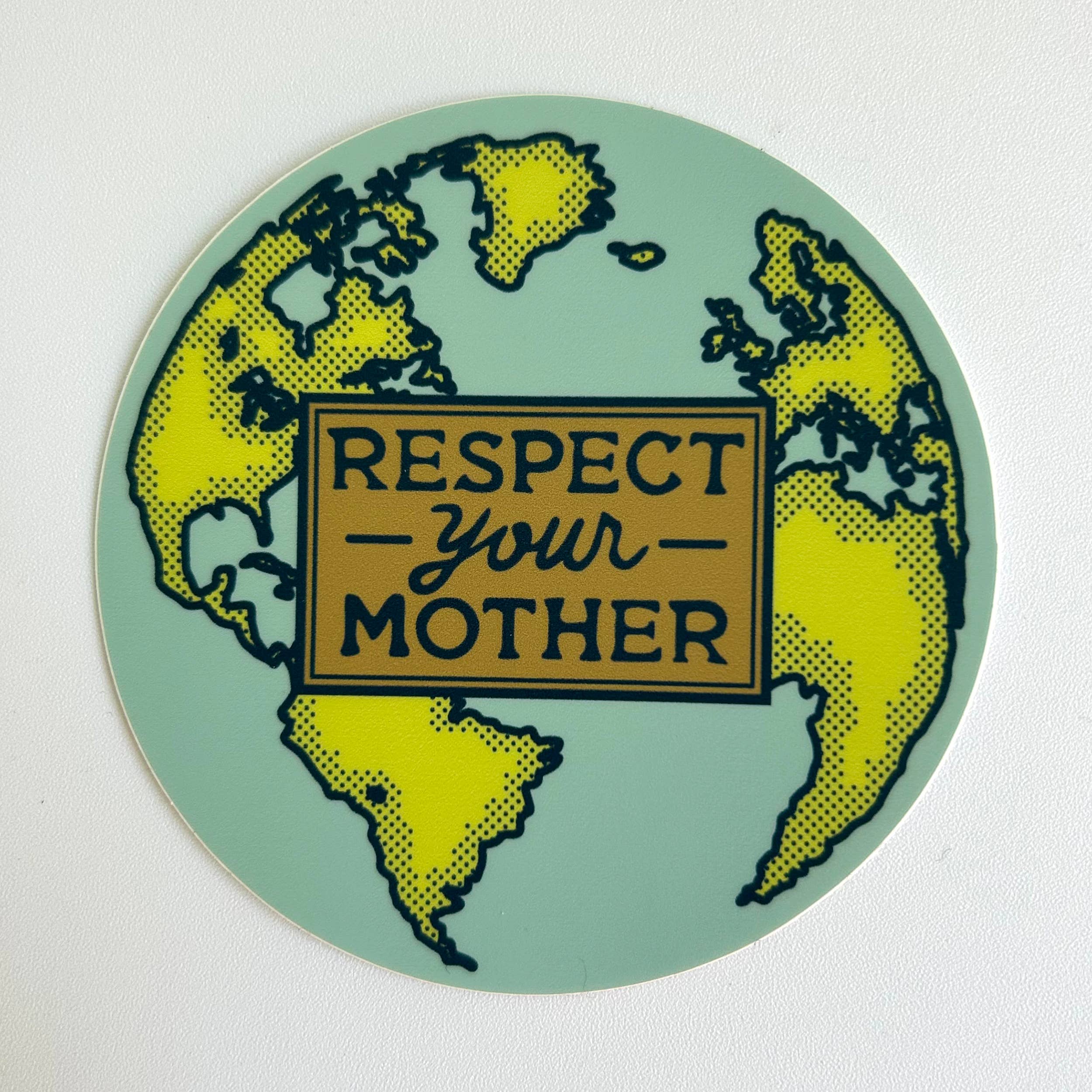 Fresh Fish - Wholesale Sticker - Respect Your Mother Earth Environmentalism Bumper Sticker2