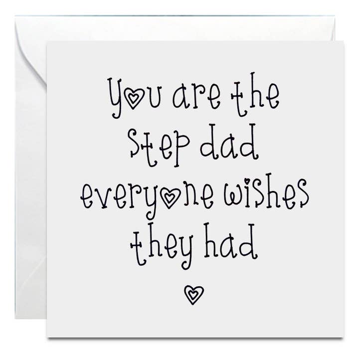 Step Dad Card for wholesale by Lukanna Designs