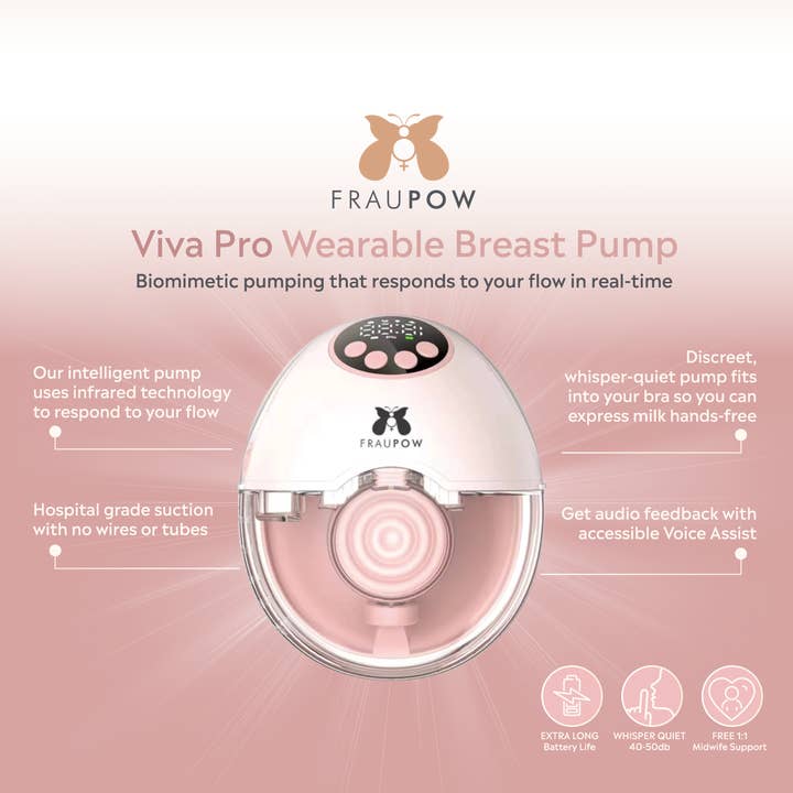 Fraupow - Wholesale Nursing Pillow/Pad - Maternity - Fraupow Viva Pro Wearable Breast Pump1
