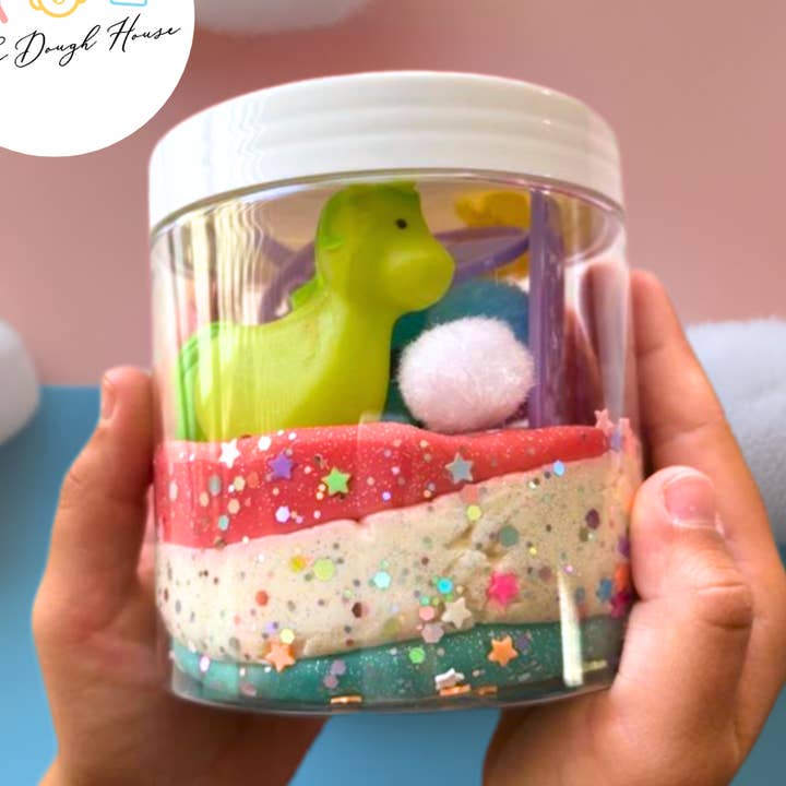 The Dough House - Wholesale Putty/Slime - Kids - Super Size Unicorn Magical Jars0