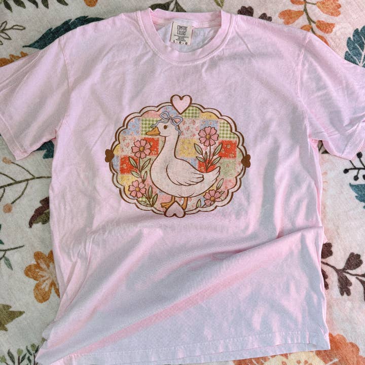 Vintage Goose Graphic Tee for wholesale by Chandler’s Crafts and Creations