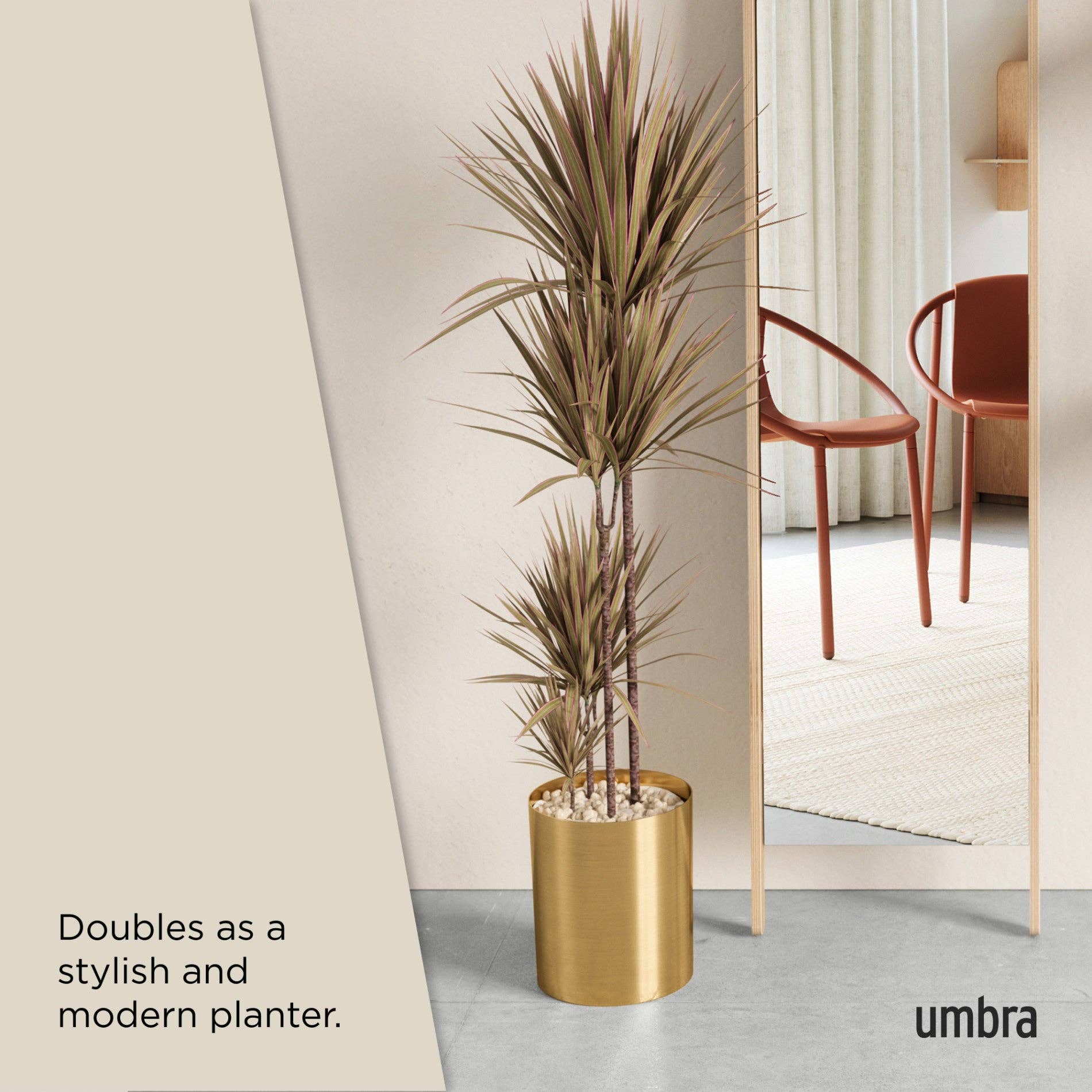 Laiton mat Poubelle en métal en vente sur Faire5