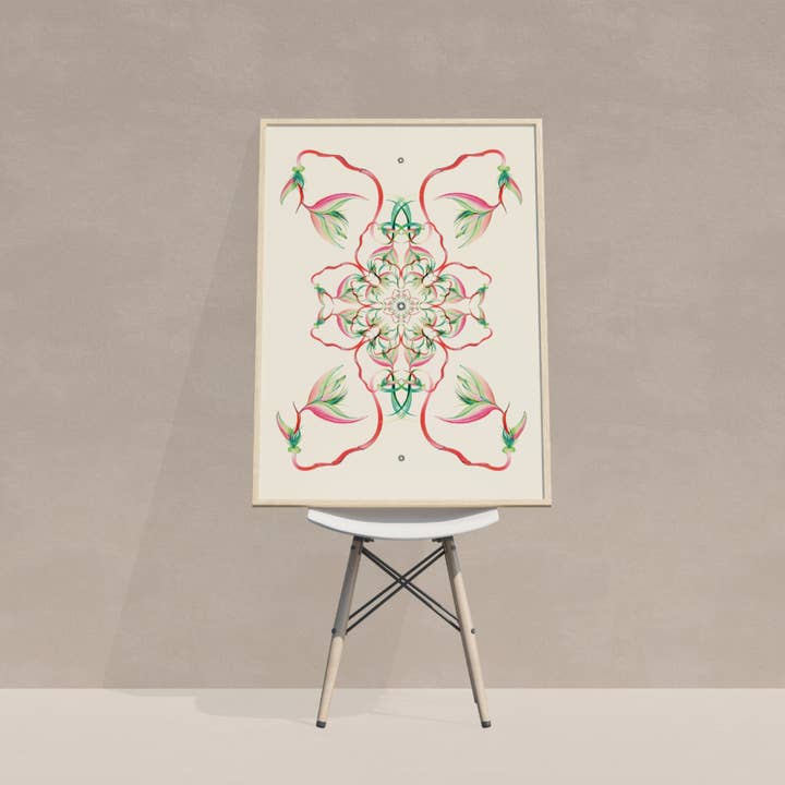 Boho Tropische Mandala - Muurkunst voor wholesale door Andrea.lhz