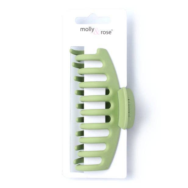 Inca UK - Wholesale Hair Clip - Women's - Coloured Matt Finish Sausage Clamp 11cm1