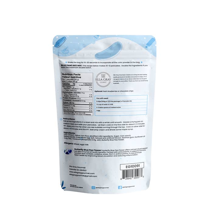 Ella Gray Gourmet - Wholesale Waffle Mix - Blue Pancake Mix