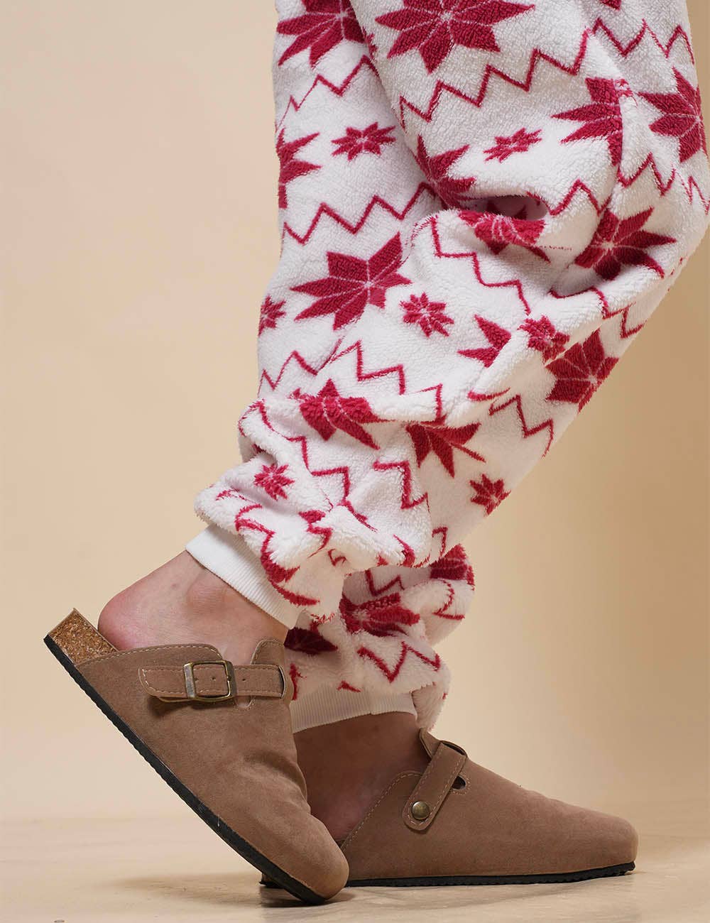 White Ladies Snow Color Block Fleece Jumpsuit Hooded Overall SKJ4924 for wholesale on Faire6