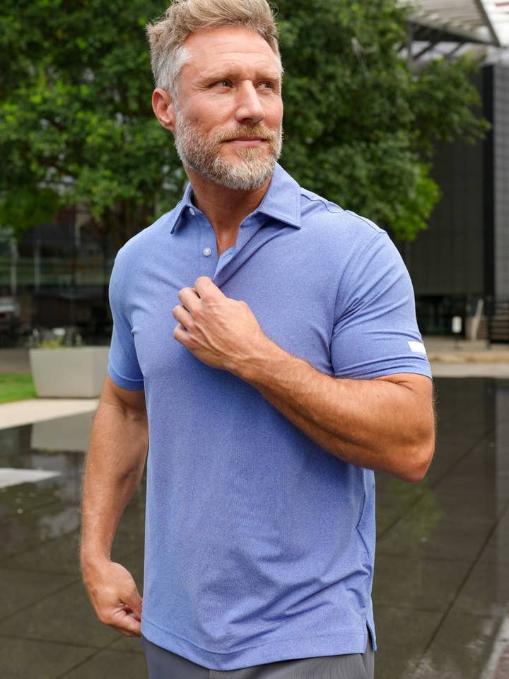 USA Palm - Wholesale Polo - Men's - Heathered Polo30