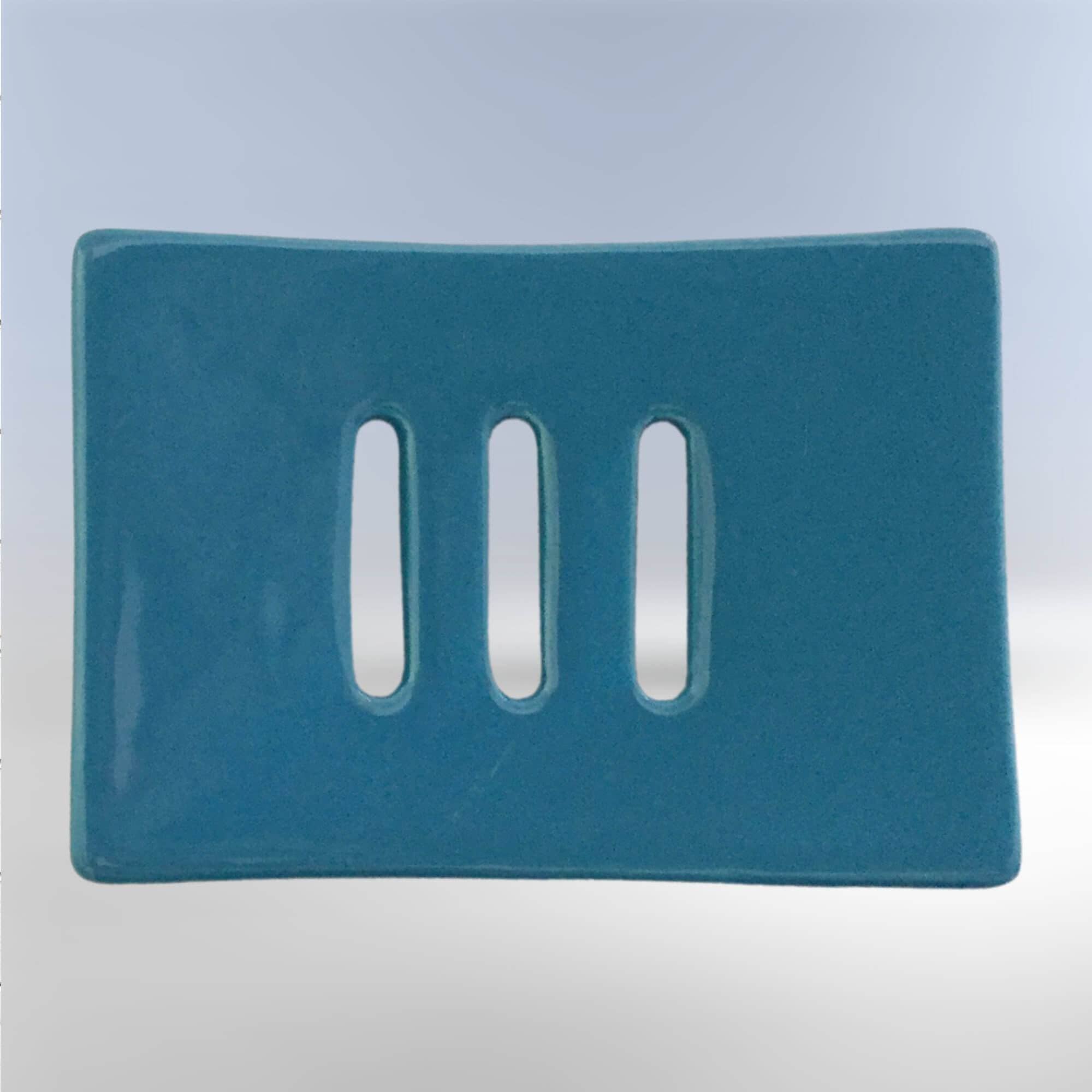 Elicious - Wholesale Bath Soap Dish - Handgemaakt keramisch zeepschaaltje Aperi - blauw1