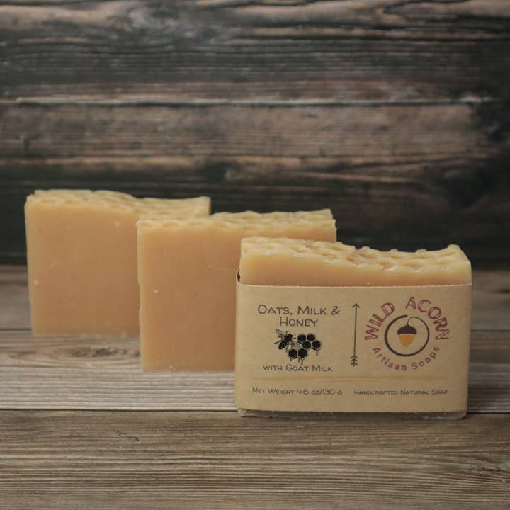Wild Acorn Artisan Soaps LLC - Wholesale Bar Soap - Oats, Milk & Honey Soap with Goat Milk3