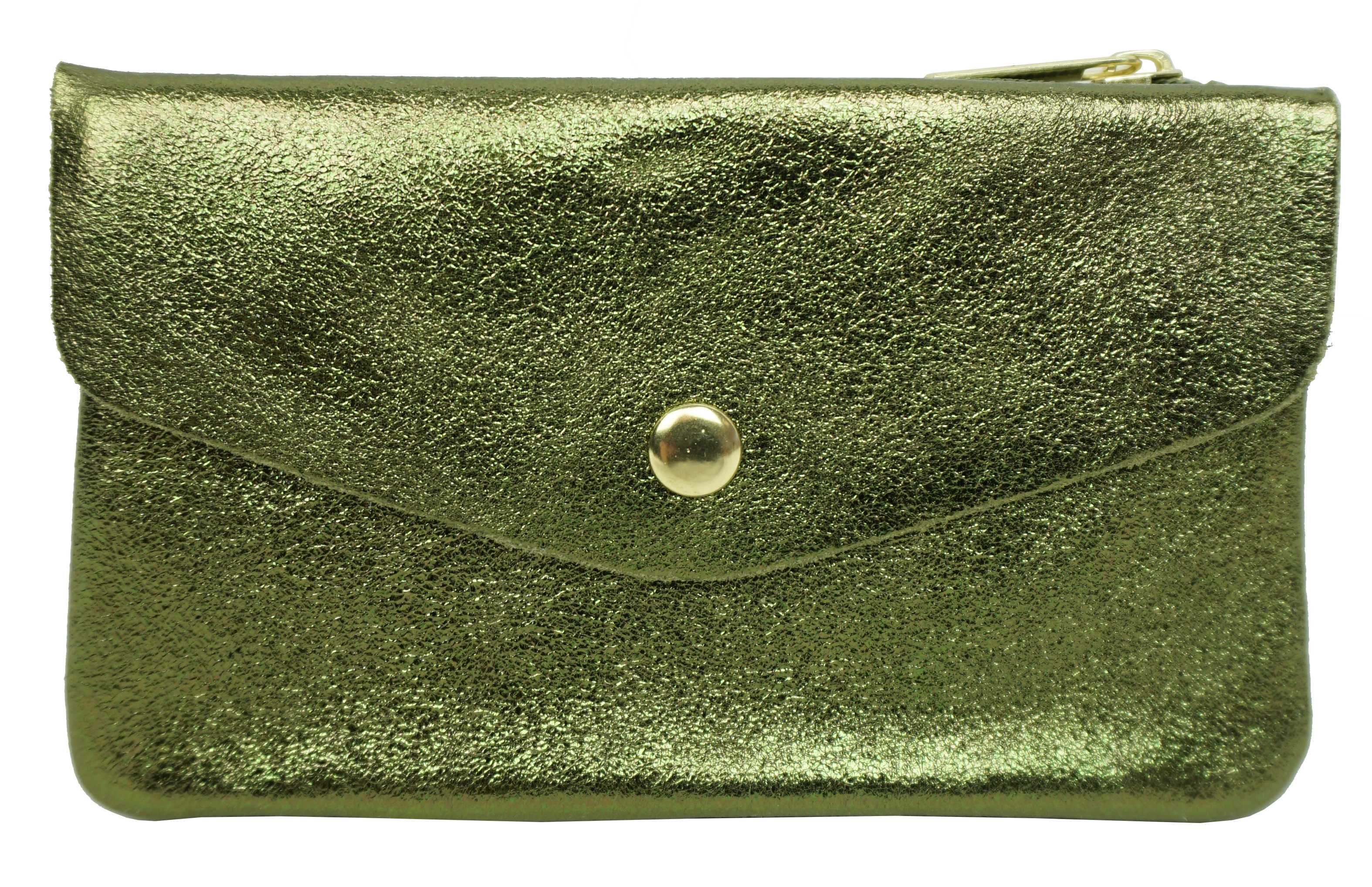 Anais - Vendita all'ingrosso Portafogli - Donna - Portafoglio grande in pelle lucida con tasca con cerniera PMD2702C4