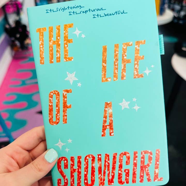 Comic Controllers - Wholesale Notebook - Teal Life of a Showgirl Notebook