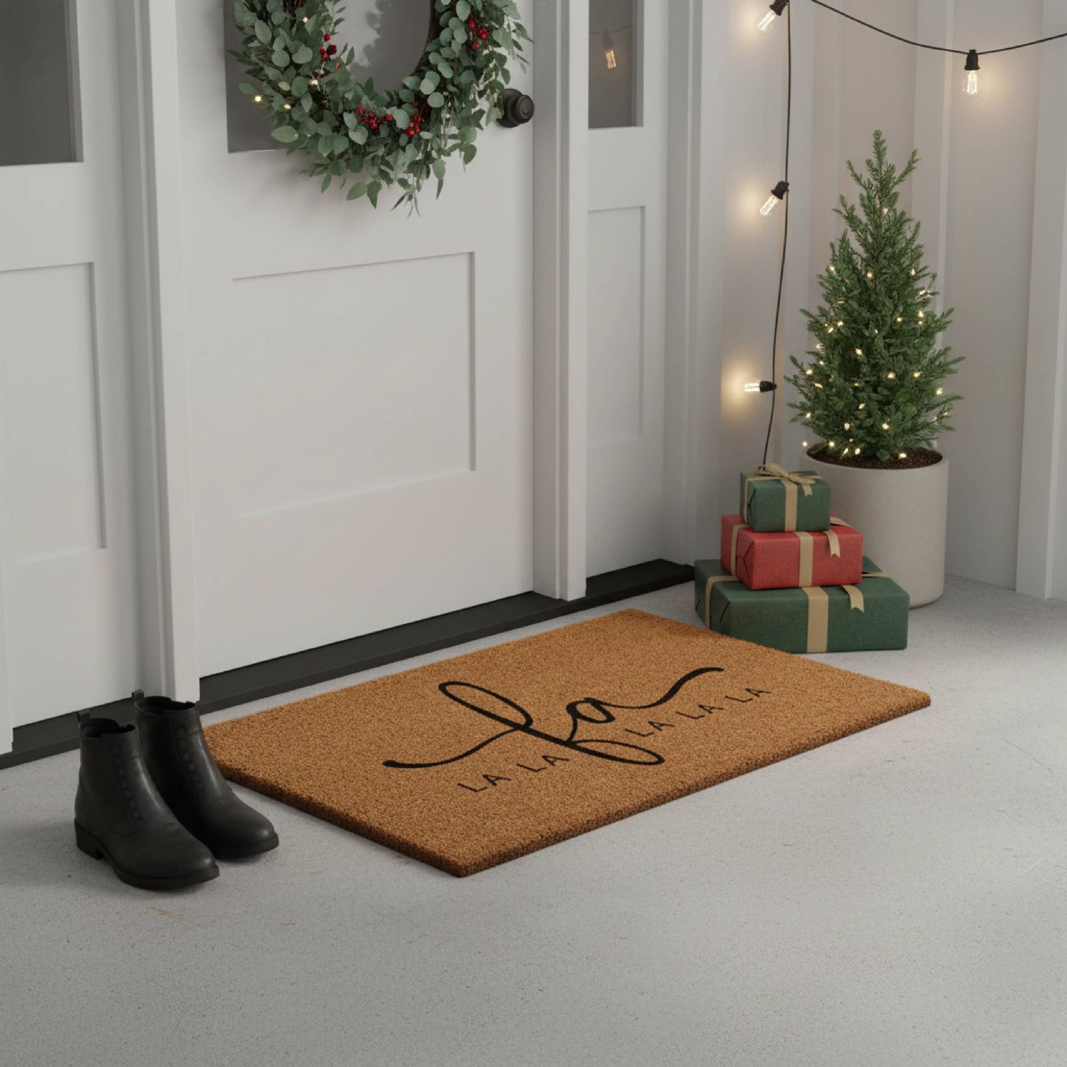 Calloway Mills - Wholesale Door Mat - Chic Fa La La Doormat1