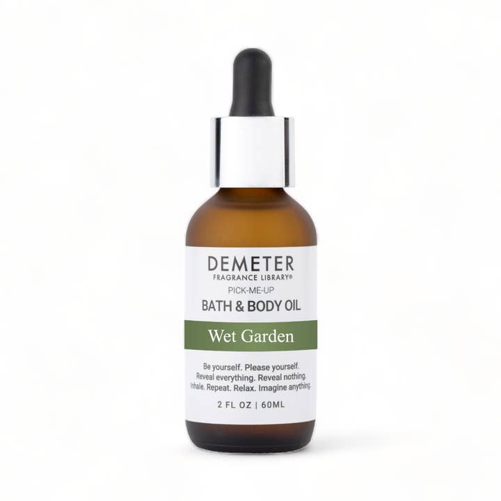 Wet Garden 2oz Bath & Body Oil for wholesale by Demeter Fragrance Library