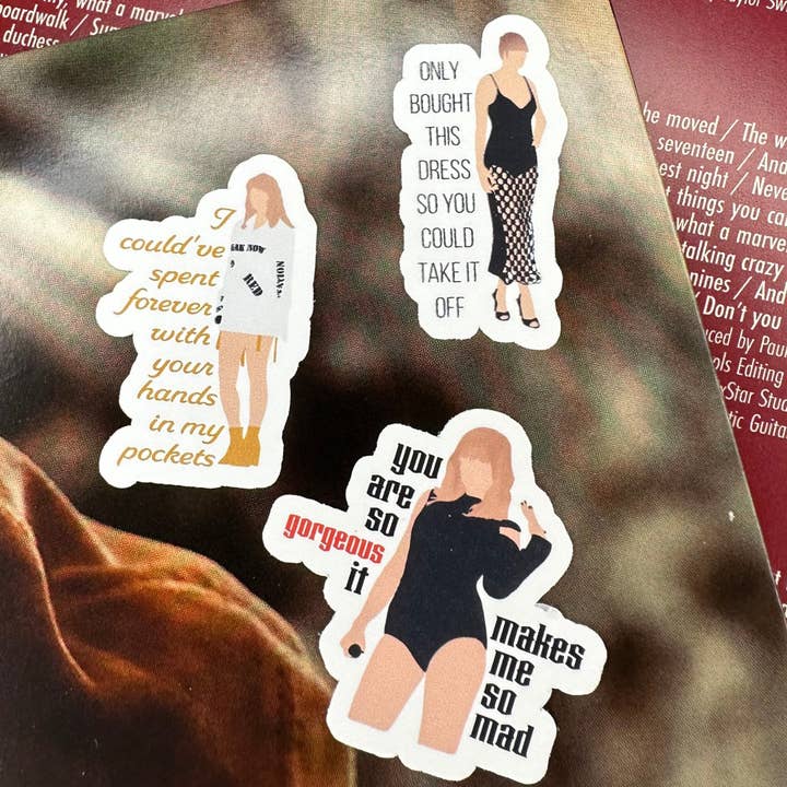 reputation doodles TS6 sticker set for wholesale by SpicyStylesCo