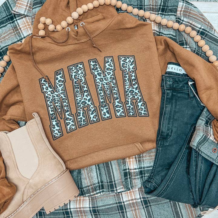 Southern Babe Wholesale - Wholesale Hoodie - Women's - MAMA LEOPARD HOODIE0