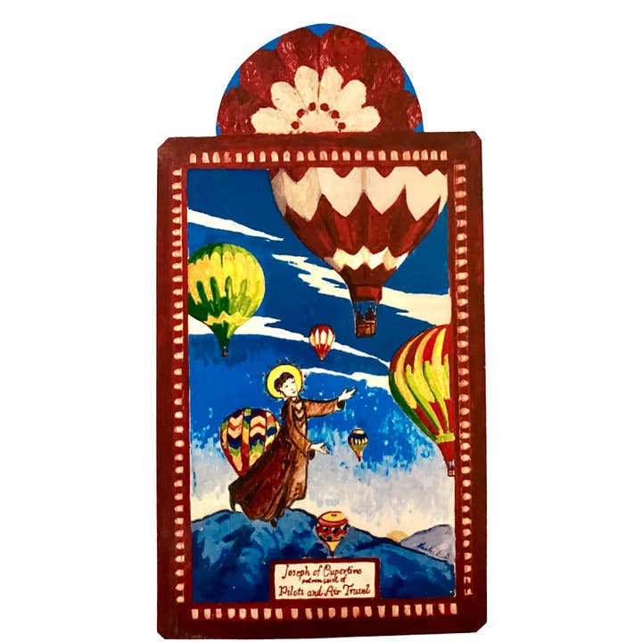Joseph of Cupertino B - Flight for wholesale by Lynn Garlick Retablos