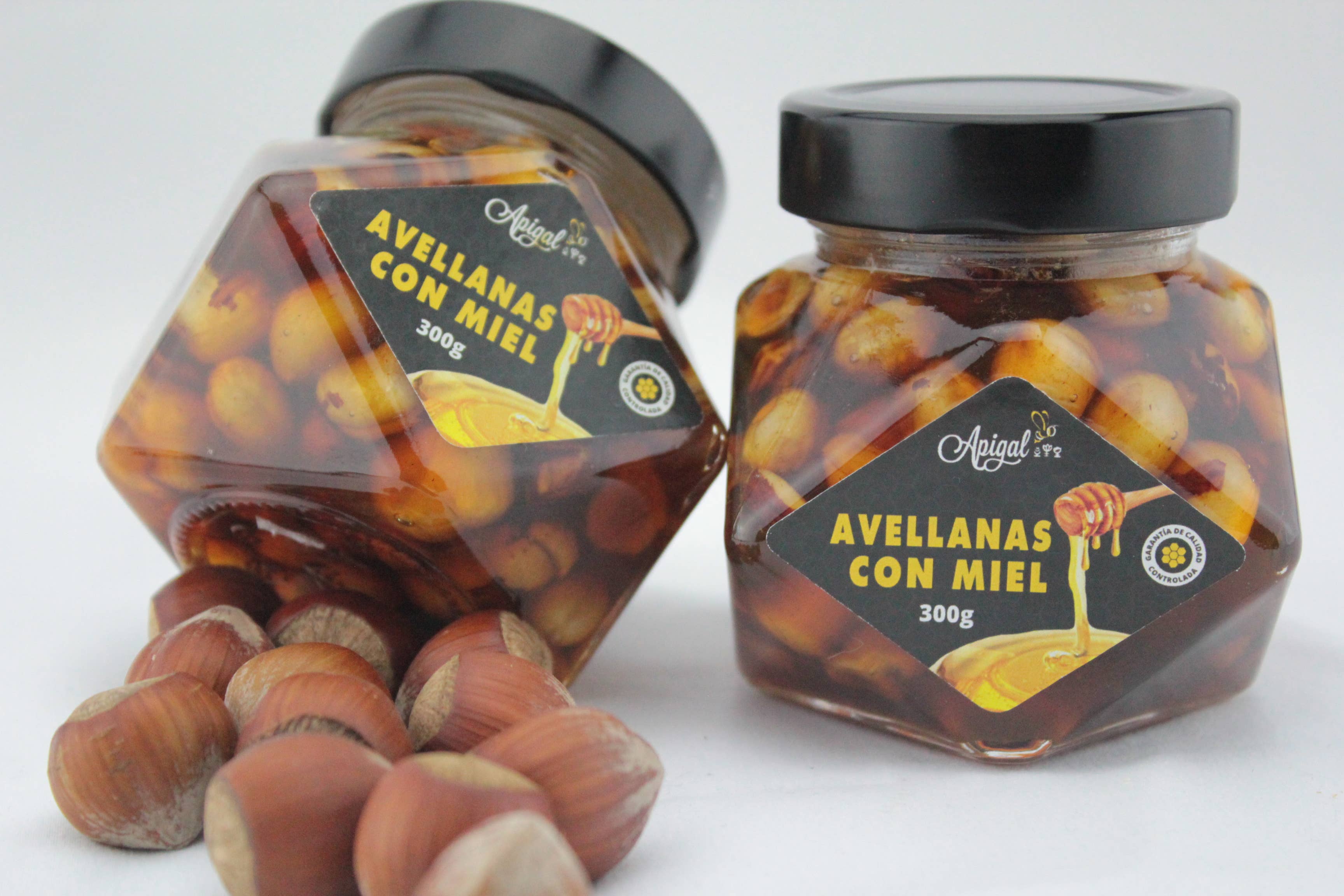 Apigal - Wholesale Honey - Premium Hazelnut Honey 300G Diamante1