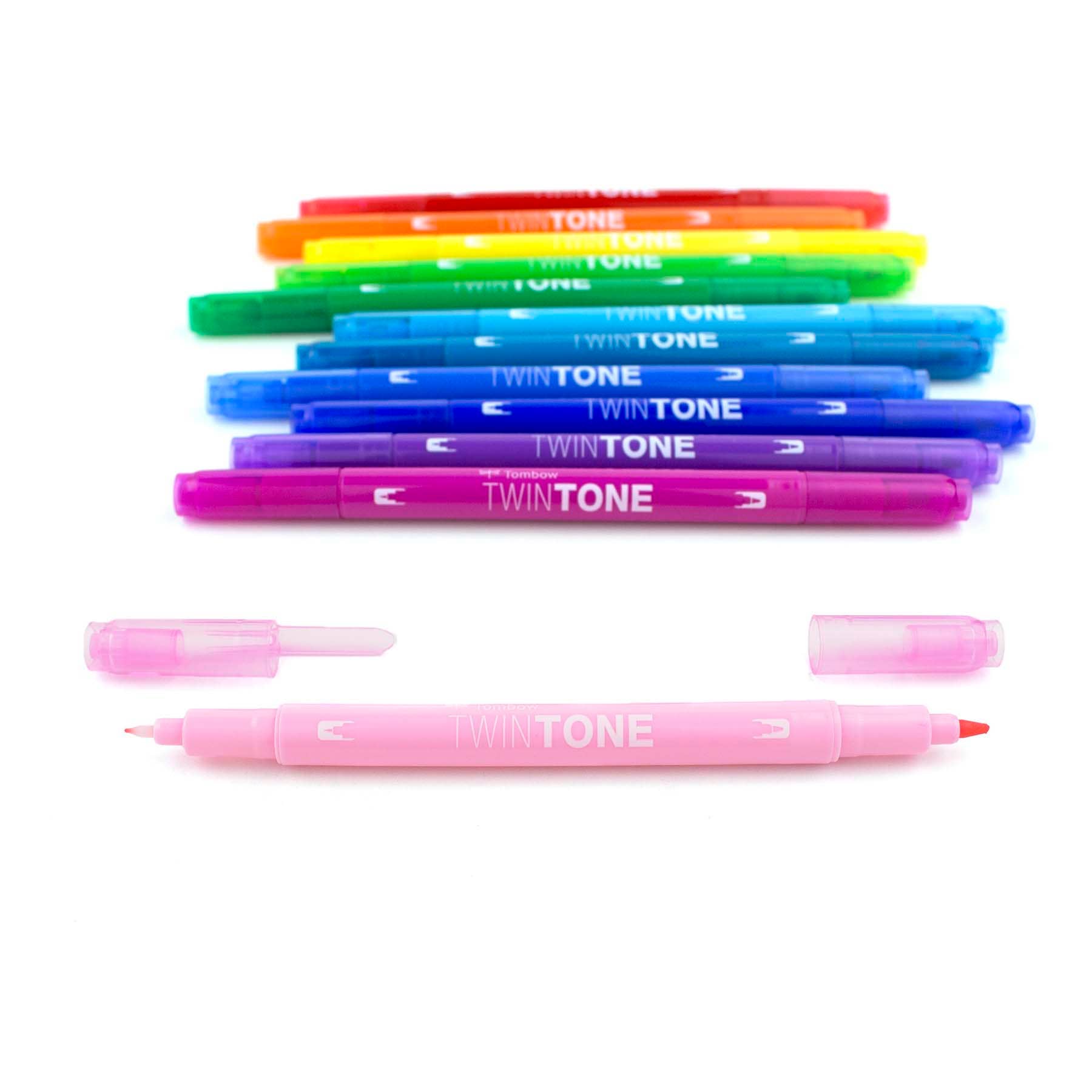 Tombow - Wholesale Marker - TwinTone Marker Set: Rainbow - 12-Pack2