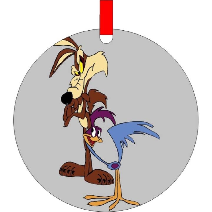 Coyote And Roadrunner Christmas Ornament for wholesale by BMS BIZ