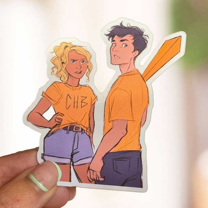 Halbgötter-Aufkleber | Matt-Spiegel-Aufkleber | Buchliebhaber-Aufkleber, Geschenke für Leser, Kindle-Aufkleber, Buch-Merch, Bücher für den Großhandel von Art by Viva