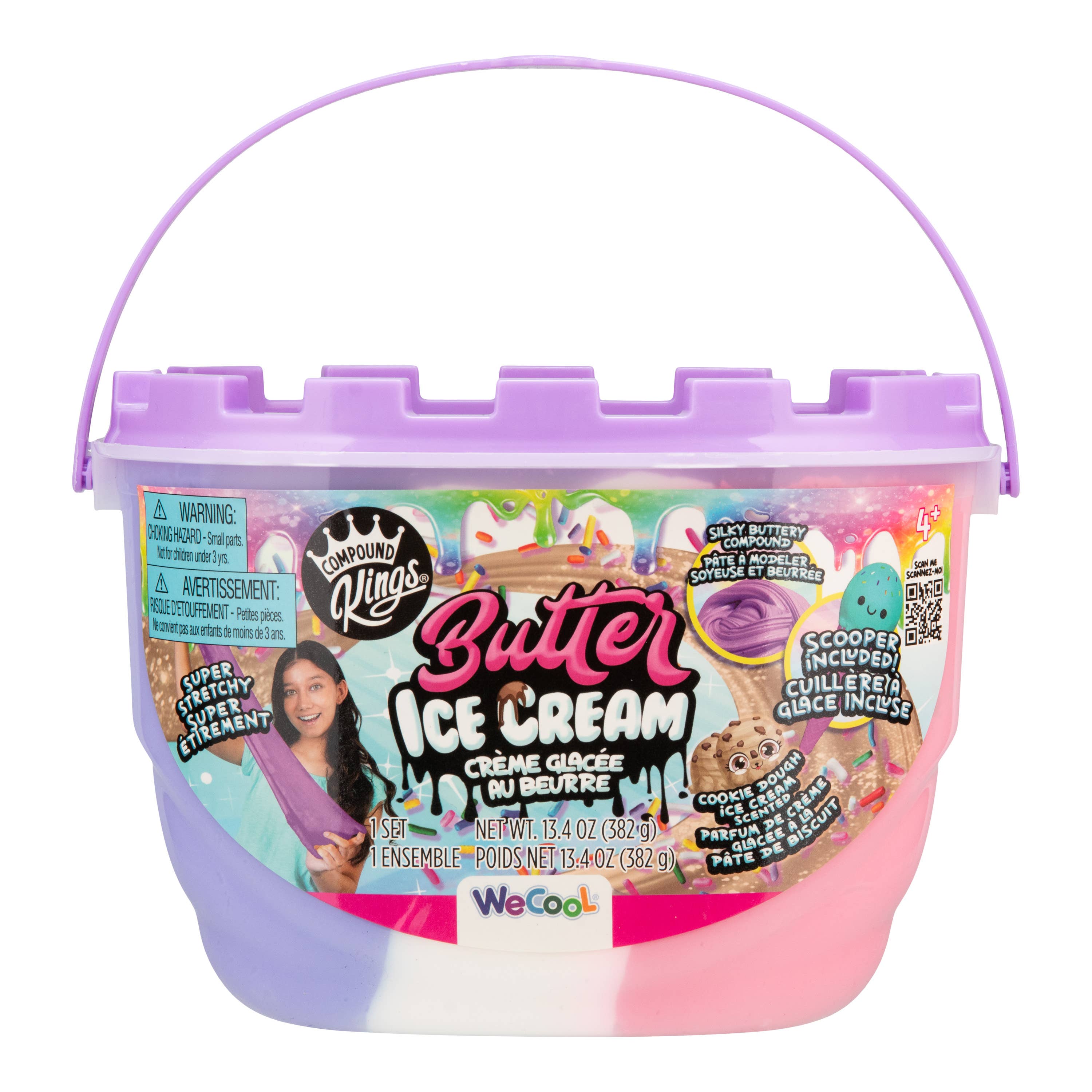 WeCool Toys - Wholesale Stress Relief Ball/Dough - Butter Cloudz Large Cookie Dough0