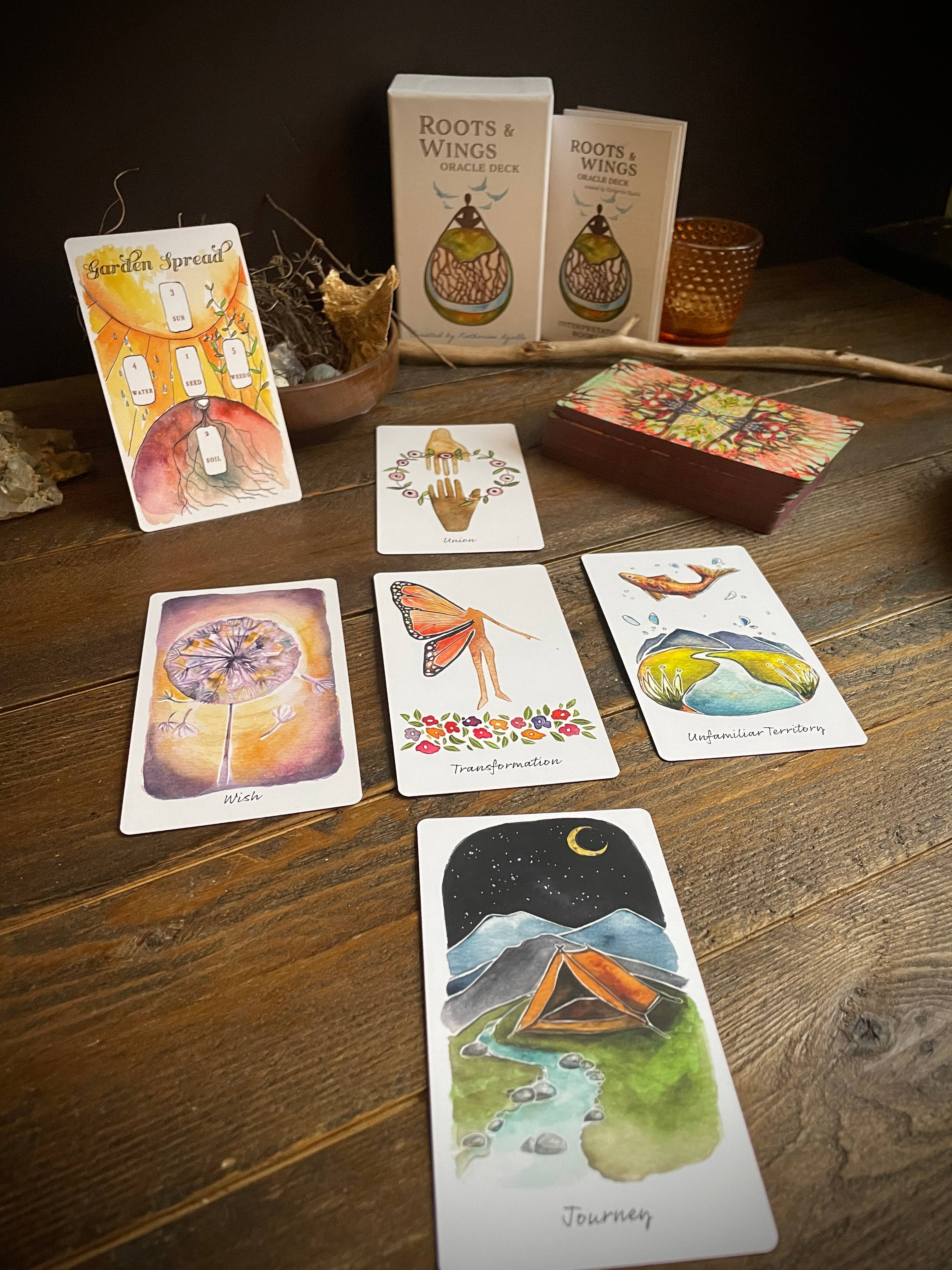 Kat Ryalls - Wholesale Tarot Cards - Roots and Wings Oracle Deck4