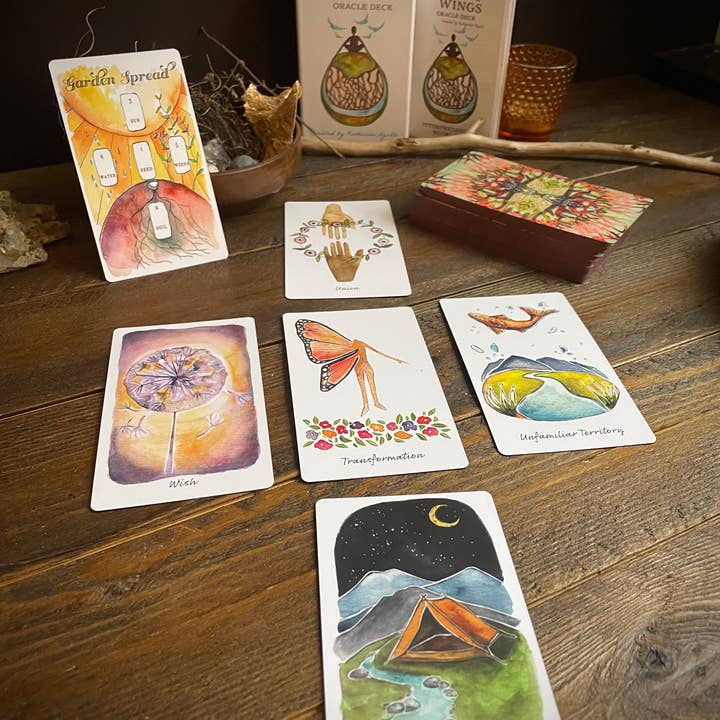 Kat Ryalls - Vente Cartes de tarot - Deck Oracle Racines et ailes4