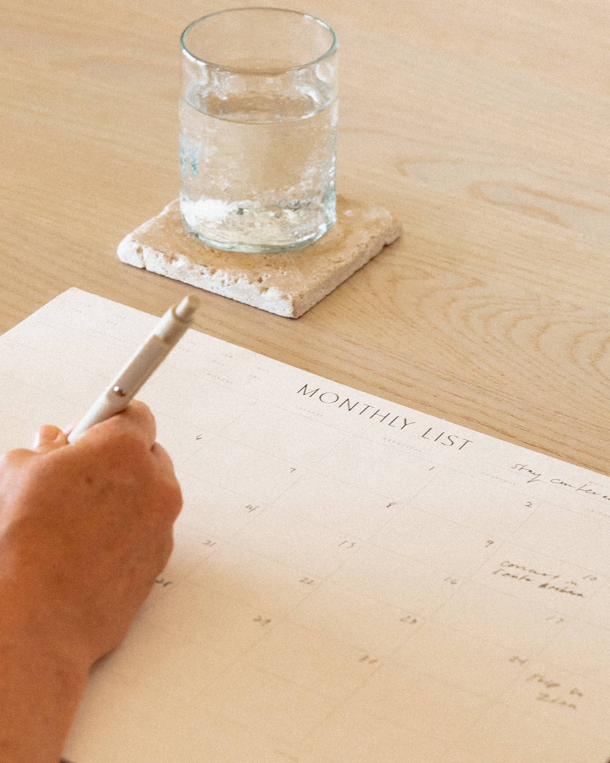 Wilde House Paper – Großhandel Planer – Monatliche Liste Pad1