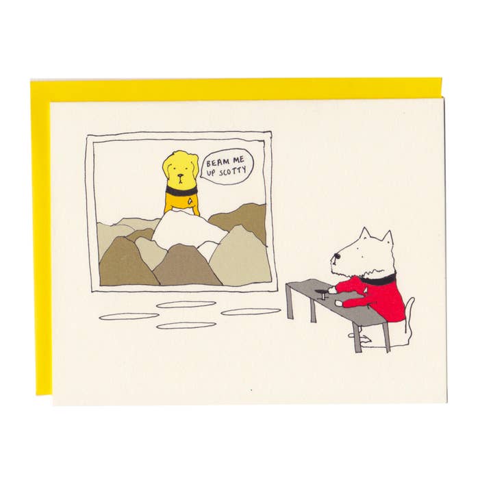 Téléportez-moi Scotty pour la vente par I Must Draw