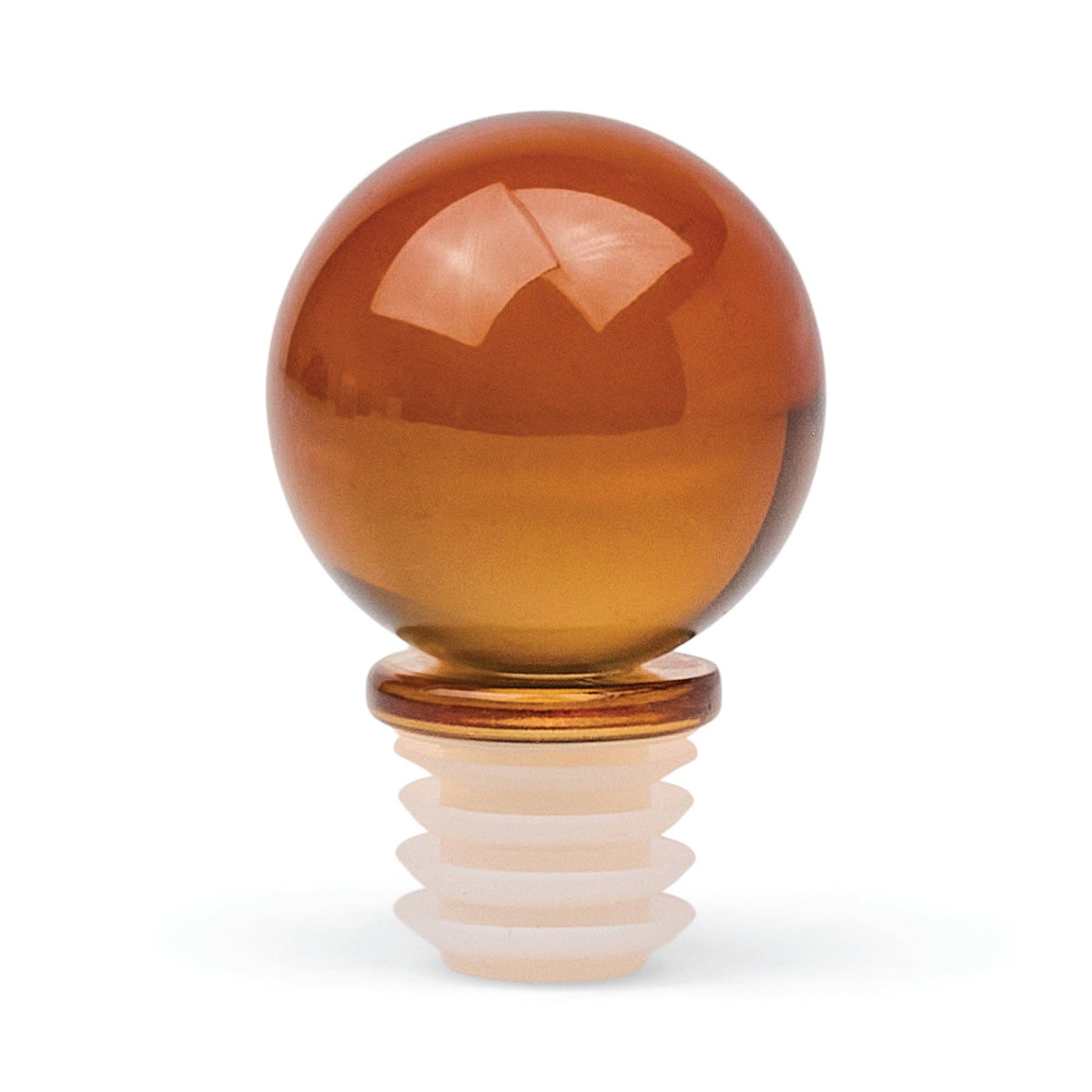 Designworks Collective – wholesale Wine stopper – The Moony Glass Bottle Stopper - Amber1