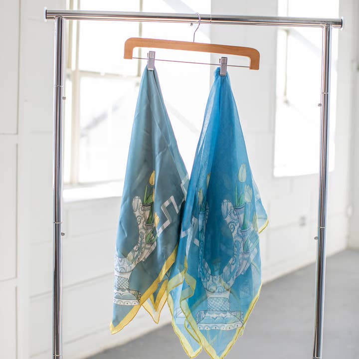 Maizie Clarke LLC - Wholesale Scarf - Women's - Tulipiere Thoroughbred Scarf1