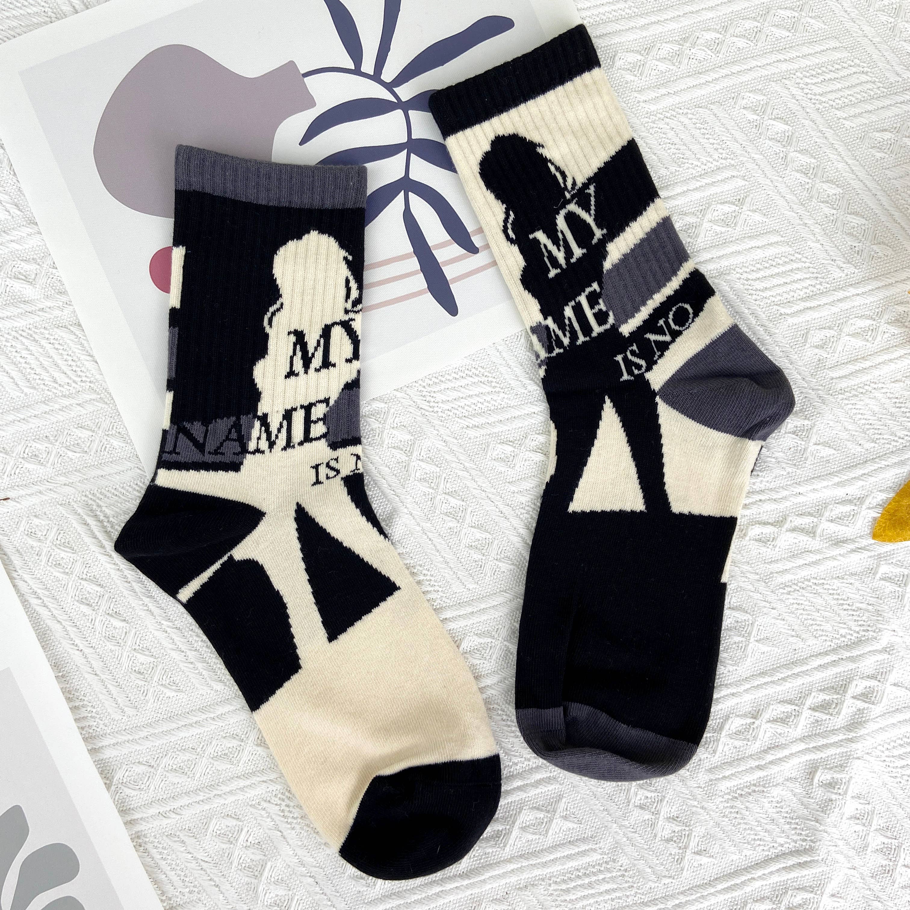 mildstyles – wholesale Socks – Unisex – Combed cotton boneless mid-calf AB socks11