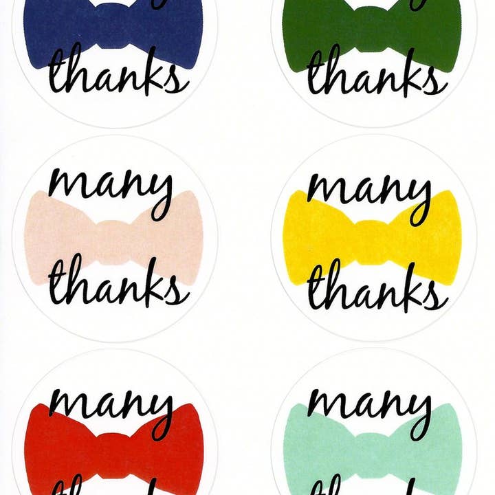 Many Thanks Letter Seal Stickers for wholesale by beve!