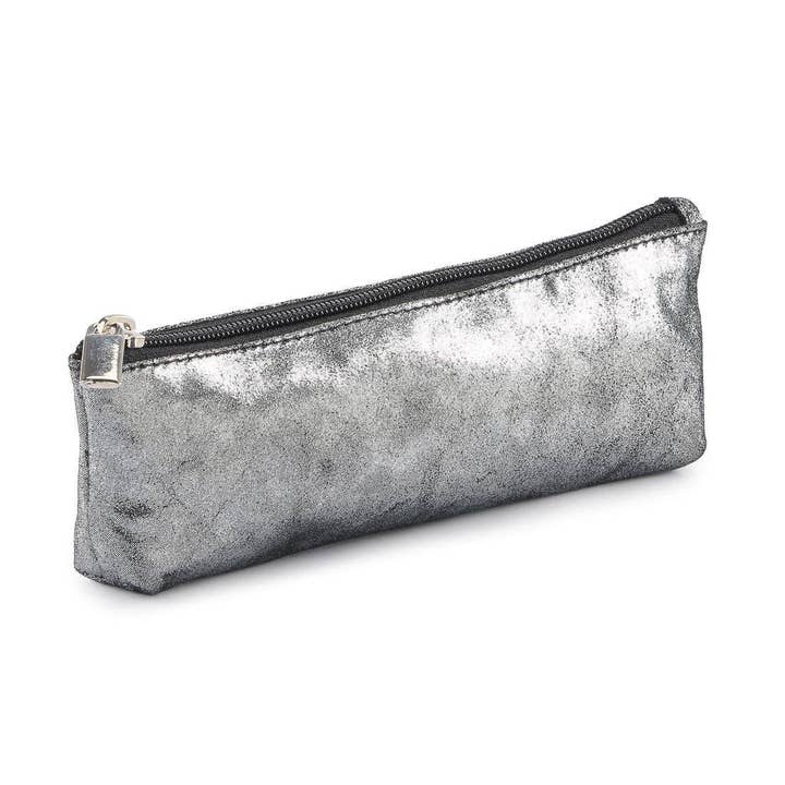 Étui utilitaire en cuir Hydestyle Metallic Magpie #TW12 Noir pour la vente par Hydestyle London