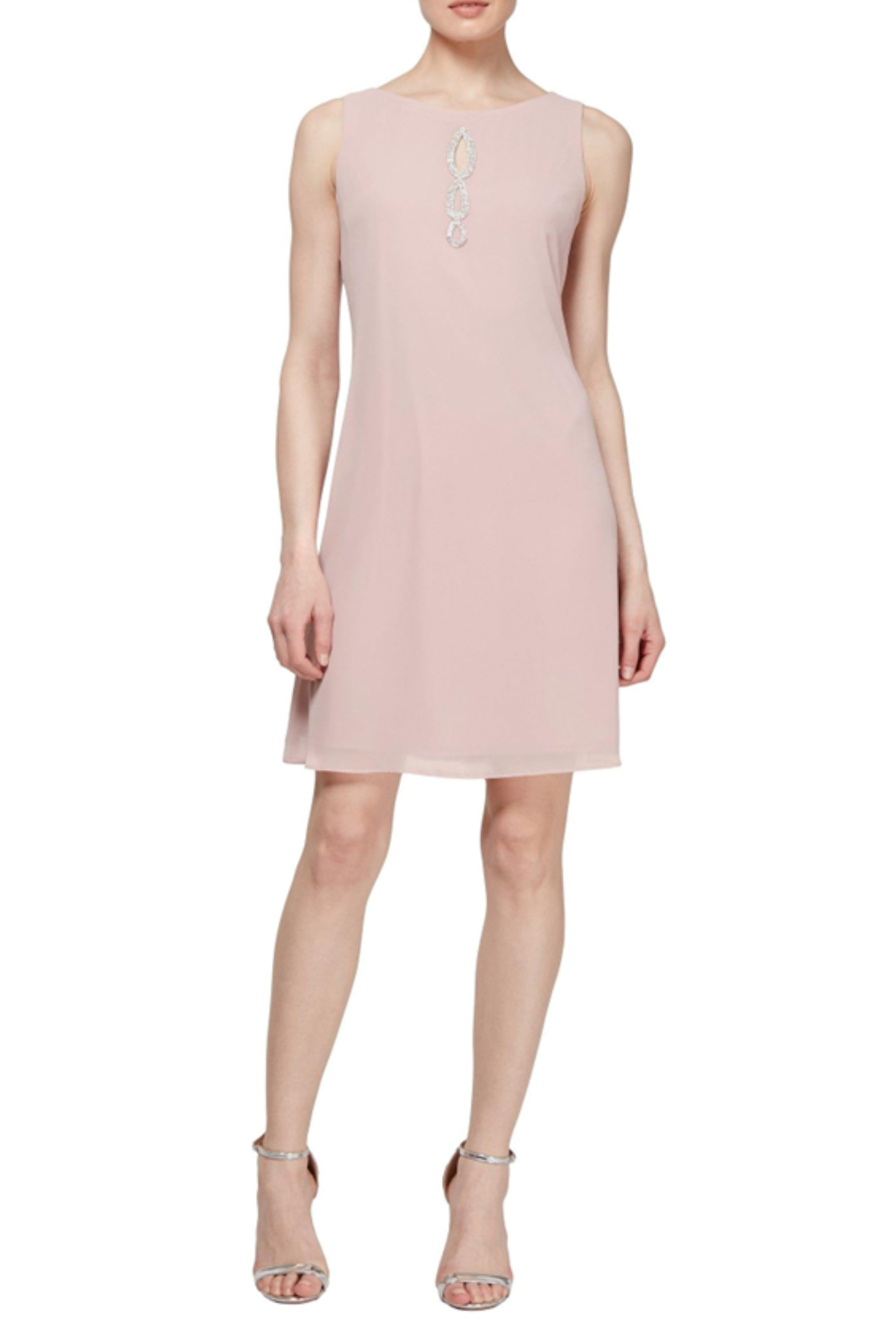 FADED ROSE SLNY 2-Pc Embellished Shift Evening Jacket Dress for wholesale on Faire3