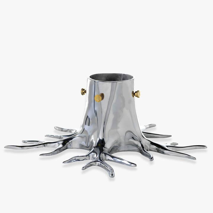 Garden Glory - Wholesale Christmas Decoration - CHRISTMAS TREE STAND “THE ROOT” – SILVER