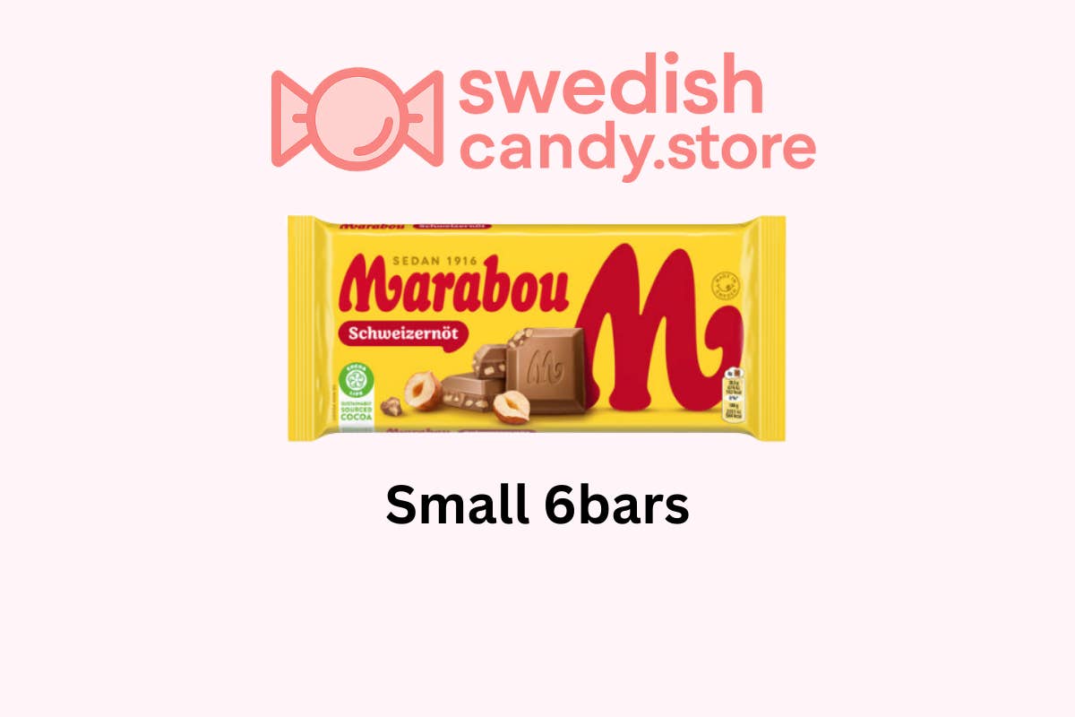 Swedish Candy.Store - Swedish Candy - Wholesale Chocolate Bar - Marabou Swiss Nut Chocolate 200G/0.44lb