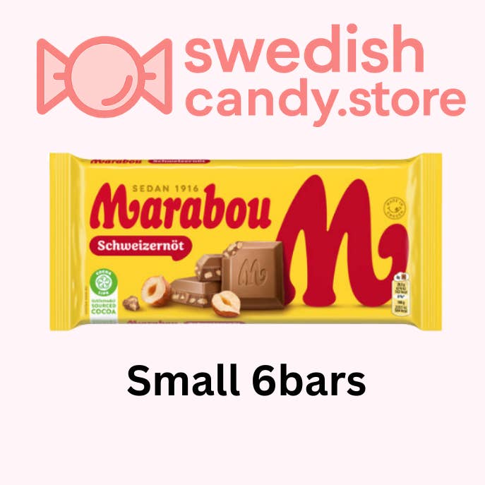 Swedish Candy.Store - Swedish Candy - Wholesale Chocolate Bar - Marabou Swiss Nut Chocolate 200G/0.44lb0