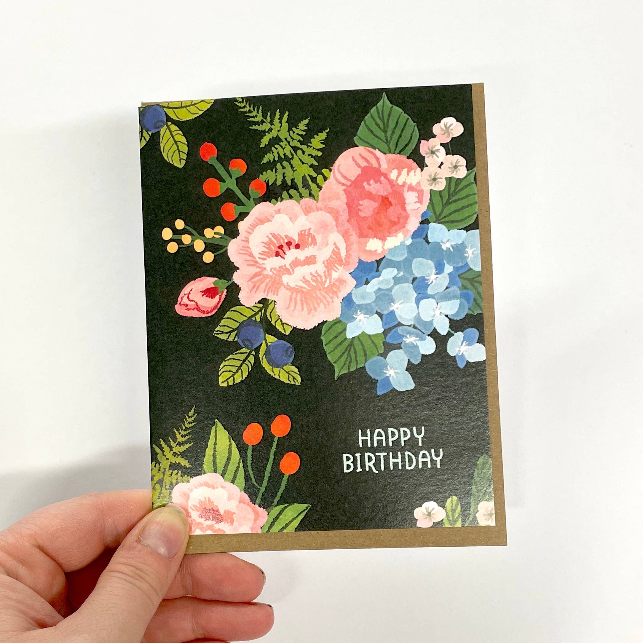 Wild Optimist - Wholesale Birthday Card - Woodland Floral Birthday Greeting Card2