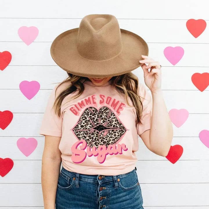 Gimme Some Sugar Graphic Tee👄 for wholesale by PJE PRINTING & CO