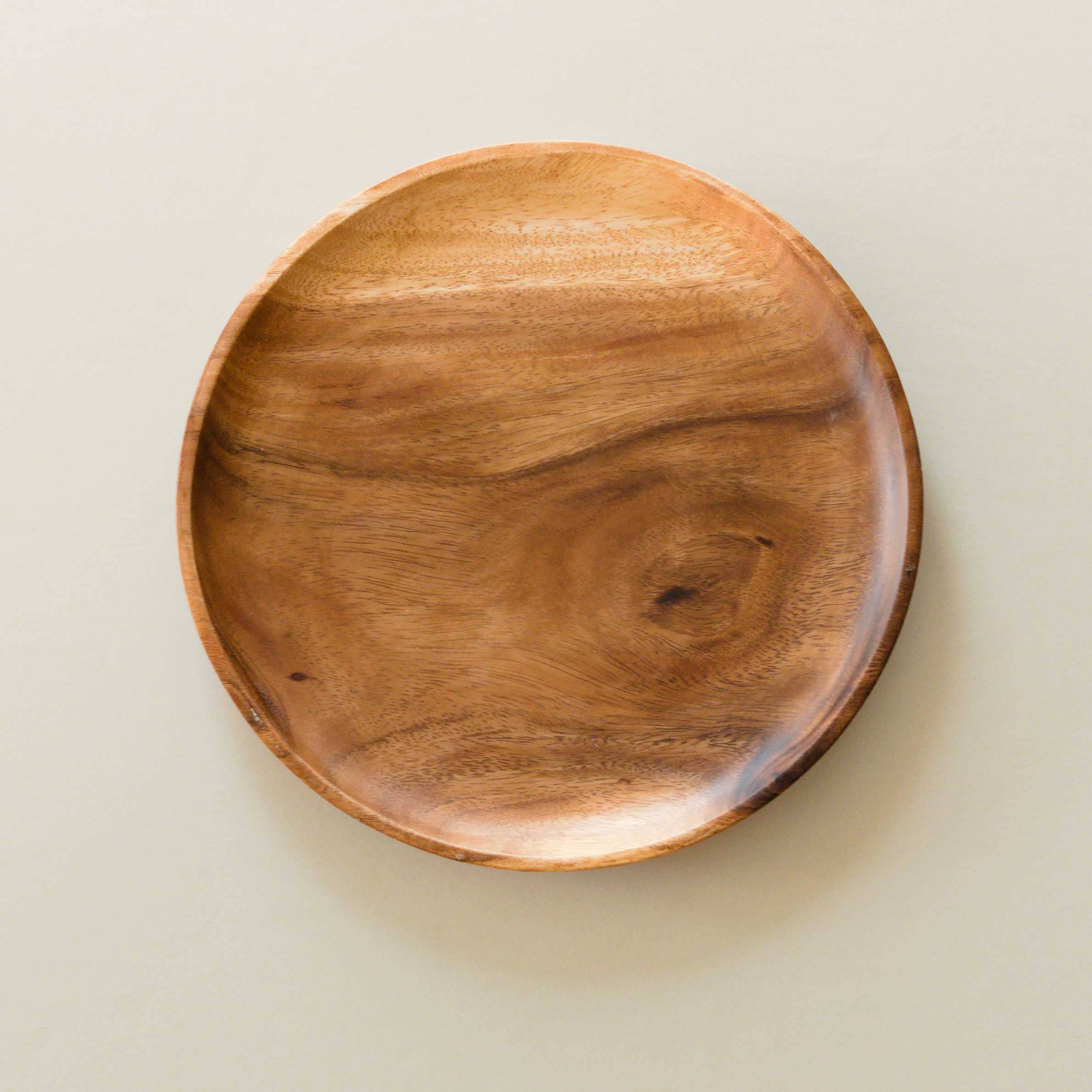 LIKHÂ - Wholesale Dinnerware Set - Acacia Round 6" Wood Plate - Snack Plate | LIKHA3