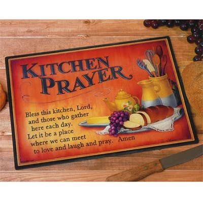 Abbey + CA Gift - Wholesale Cutting Board - Kitchen Prayer Cutting Board7