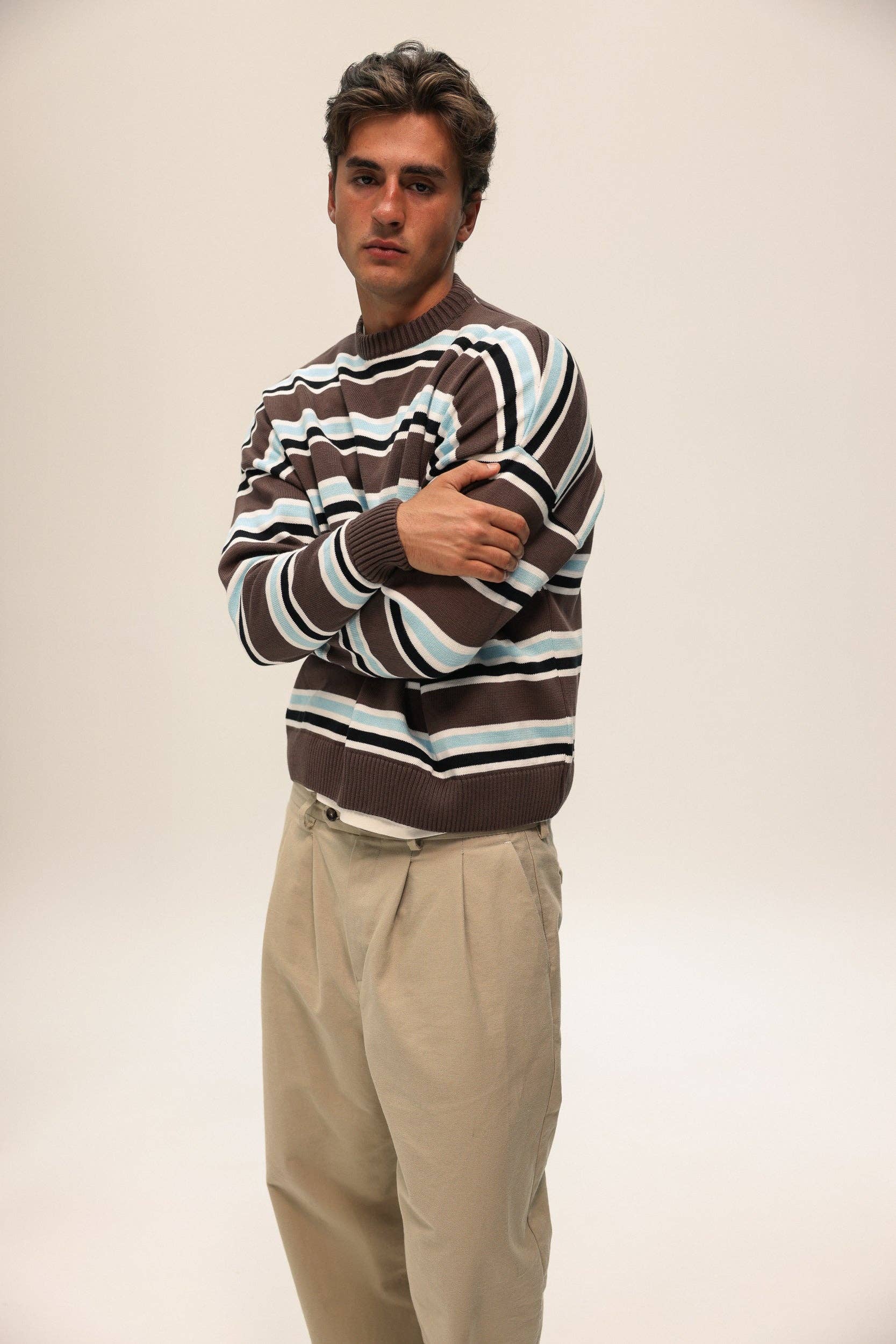 NWHR - Wholesale Sweatshirt - Unisex - Jersey Bright Brown2