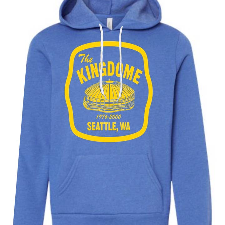 Seattle Kingdome Patch adult unisex pullover hoodie for wholesale by Sweetpea and Boy